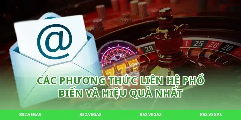 Các phương thức liên hệ phổ biến và hiệu quả nhất