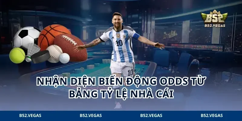 Nhận diện biến động odds từ bảng tỷ lệ nhà cái
